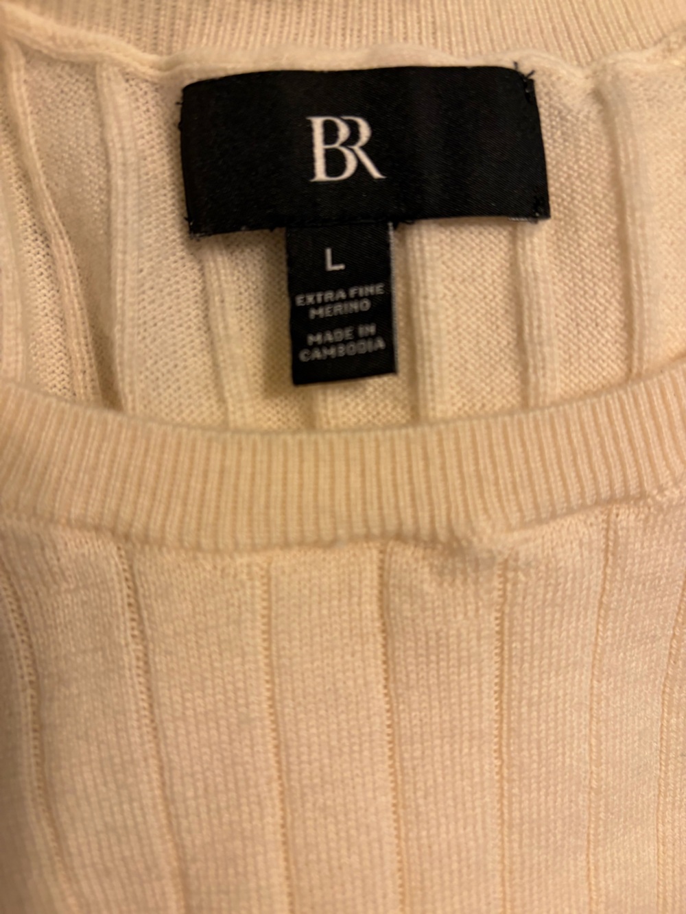 Banana Republic Ribbed Merino Crewneck - Picture 2 of 2
